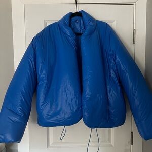 YEEZY Kanye YZY X GAP ROUND BLUE JACKET SIZE Medium